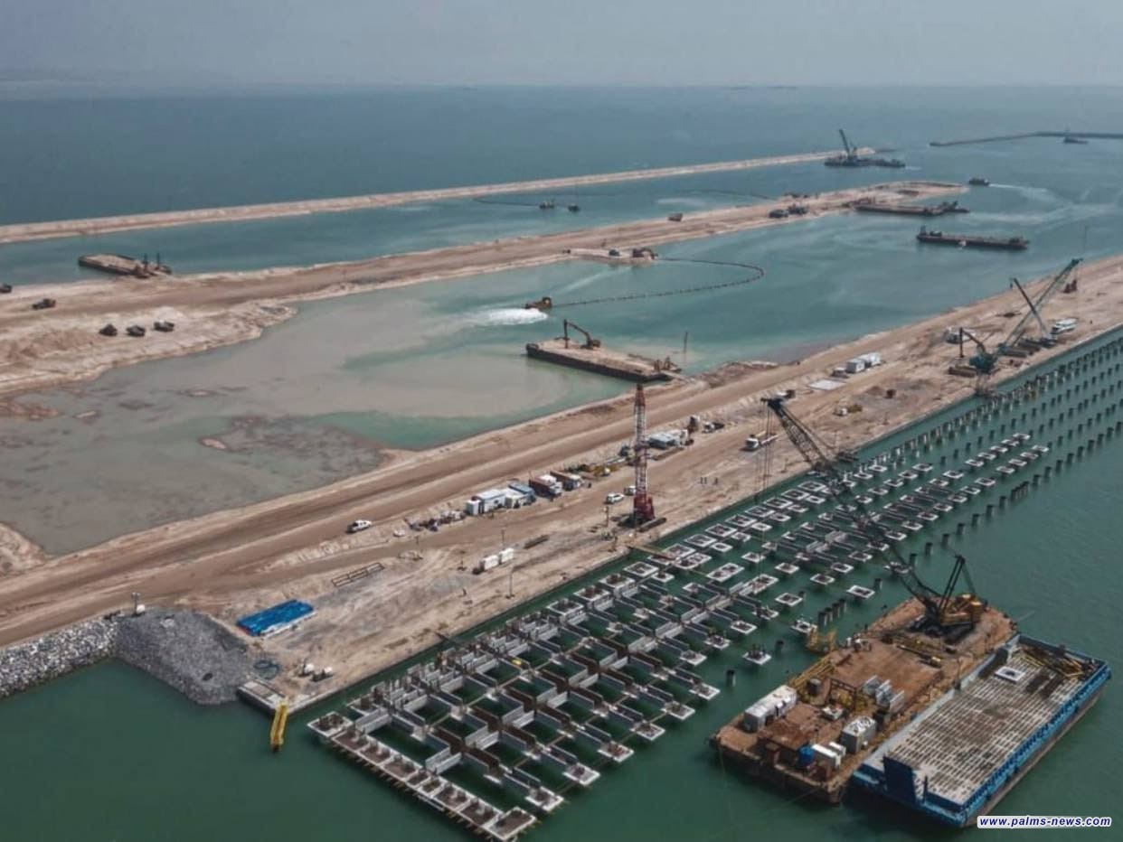 موانئ العراق: إنجاز المقطع الأول لطريق التنمية وصلت إلى (97%)